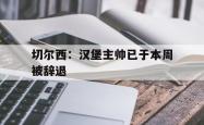 切尔西：汉堡主帅已于本周被辞退